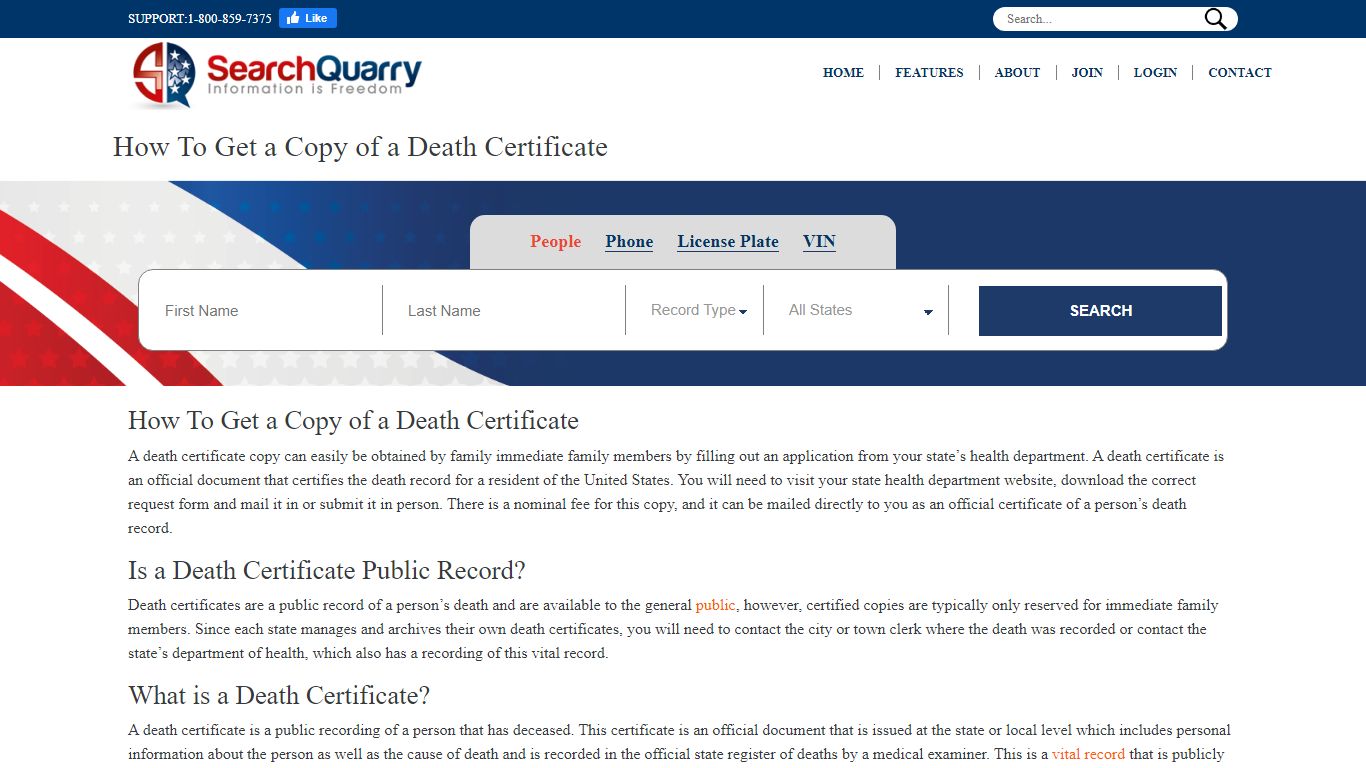 How To Get a Copy of a Death Certificate - SearchQuarry